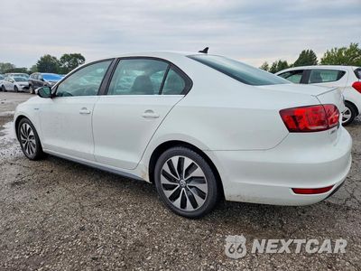 Drugie zdjęcie samochodu z przodu: 2013 VOLKSWAGEN JETTA HYBRID VIN:3VW637AJ0DM284506 - miniatura