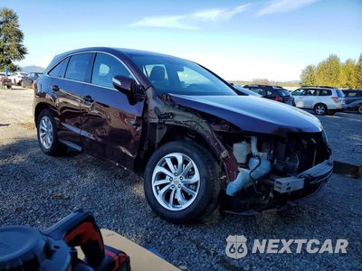 Czwarte zdjęcie samochodu z boku: 2017 ACURA RDX VIN:5J8TB4H31HL016121 - miniatura