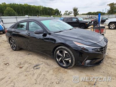 Czwarte zdjęcie samochodu z boku: 2023 HYUNDAI ELANTRA LIMITED VIN:KMHLN4AJ6PU060229 - miniatura