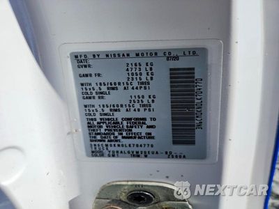 Zdjęcie 14 z 14 samochodu: 2020 NISSAN NV200 SV VIN:3N6CM0KN0LK704770 - miniatura