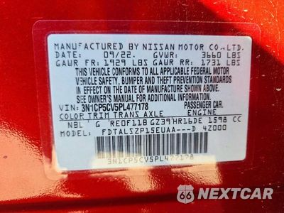 Zdjęcie 12 z 12 samochodu: 2023 NISSAN KICKS SV VIN:3N1CP5CV5PL477178 - miniatura