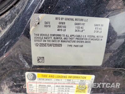 Zdjęcie 12 z 12 samochodu: 2010 CHEVROLET MALIBU LTZ VIN:1G1ZE5E70AF226929 - miniatura