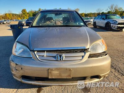 Piąte zdjęcie samochodu w środku: 2003 HONDA CIVIC LX VIN:2HGES16543H581836 - miniatura