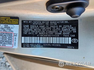 Zdjęcie 12 z 12 samochodu: 2006 TOYOTA AVALON XLS VIN:4T1BK36B16U144229 - miniatura
