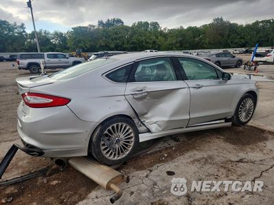 Trzecie zdjęcie samochodu z tyłu: 2014 FORD FUSION TITANIUM VIN:3FA6P0K91ER257683 - miniatura