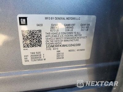 Zdjęcie 14 z 14 samochodu: 2018 CHEVROLET TRAVERSE LS VIN:1GNERFKW4JJ242289 - miniatura