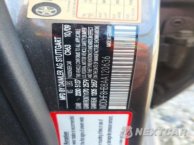 Zdjęcie 12 z 12 samochodu: 2010 MERCEDES-BENZ E 350 4MATIC VIN:WDDHF8HB8AA120636 - miniatura
