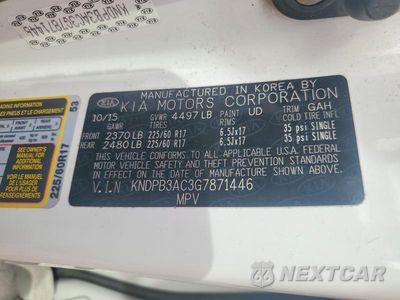 Zdjęcie 12 z 12 samochodu: 2016 KIA SPORTAGE LX VIN:KNDPB3AC3G7871446 - miniatura