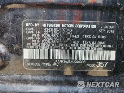 Zdjęcie 13 z 13 samochodu: 2019 MITSUBISHI OUTLANDER SPORT ES VIN:JA4AR3AU3KU004398 - miniatura