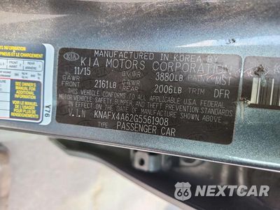 Zdjęcie 12 z 12 samochodu: 2016 KIA FORTE LX VIN:KNAFX4A62G5561908 - miniatura