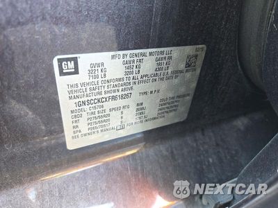 Zdjęcie 12 z 12 samochodu: 2015 CHEVROLET TAHOE C1500 LTZ VIN:1GNSCCKCXFR618267 - miniatura