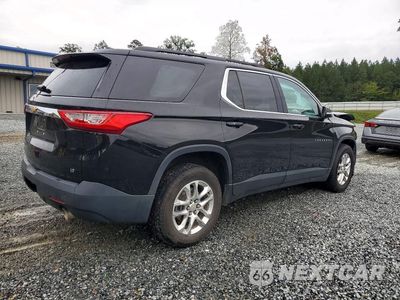 Trzecie zdjęcie samochodu z tyłu: 2021 CHEVROLET TRAVERSE LT VIN:1GNERGKW2MJ185049 - miniatura