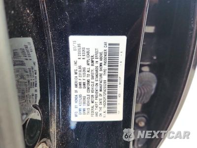 Zdjęcie 13 z 13 samochodu: 2015 HONDA ACCORD EX VIN:1HGCR2F72FA255269 - miniatura