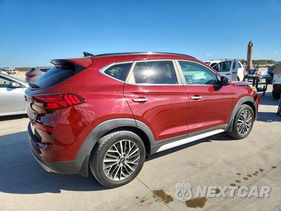Trzecie zdjęcie samochodu z tyłu: 2020 HYUNDAI TUCSON ULTIMATE VIN:KM8J3CAL4LU182770 - miniatura