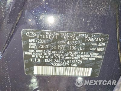 Zdjęcie 12 z 12 samochodu: 2026 HYUNDAI SONATA HYBRID BLUE VIN:KMHL24JJ0TA175378 - miniatura