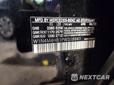 Zdjęcie 13 z 13 samochodu: 2023 MERCEDES-BENZ GLB 250 4MATIC VIN:W1N4M4HB1PW318941 - miniatura