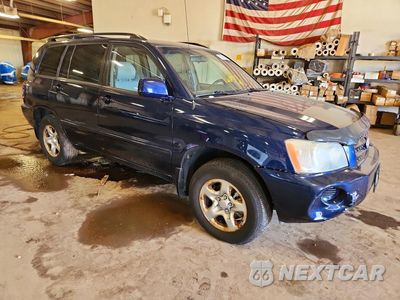 Czwarte zdjęcie samochodu z boku: 2003 TOYOTA HIGHLANDER BASE VIN:JTEHD21A330024142 - miniatura
