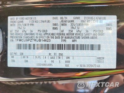 Zdjęcie 14 z 14 samochodu: 2024 FORD ESCAPE ST LINE ELITE VIN:1FMCU9PZ7RUB14623 - miniatura