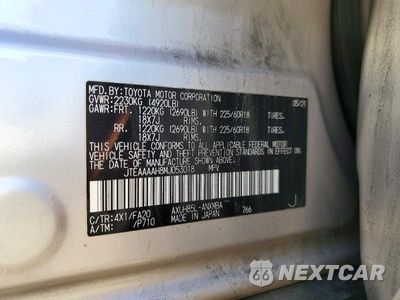 Zdjęcie 14 z 14 samochodu: 2021 TOYOTA VENZA LE VIN:JTEAAAAH8MJ053018 - miniatura