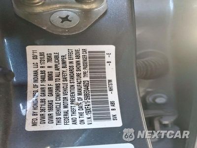 Zdjęcie 12 z 12 samochodu: 2011 HONDA CIVIC LX VIN:19XFA1F59BE044623 - miniatura