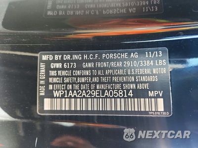 Zdjęcie 13 z 13 samochodu: 2014 PORSCHE CAYENNE VIN:WP1AA2A29ELA05814 - miniatura
