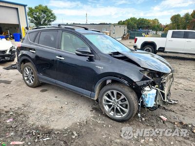Czwarte zdjęcie samochodu z boku: 2017 TOYOTA RAV4 HV LIMITED VIN:JTMDJREV1HD134575 - miniatura