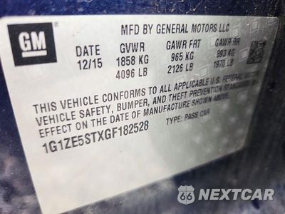 Zdjęcie 12 z 12 samochodu: 2016 CHEVROLET MALIBU LT VIN:1G1ZE5STXGF182528 - miniatura