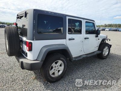 Trzecie zdjęcie samochodu z tyłu: 2014 JEEP WRANGLER UNLIMITED SPORT VIN:1C4BJWDG4EL249939 - miniatura