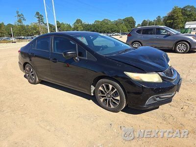 Czwarte zdjęcie samochodu z boku: 2015 HONDA CIVIC EX VIN:19XFB2F8XFE097169 - miniatura