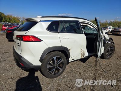 Trzecie zdjęcie samochodu z tyłu: 2023 TOYOTA COROLLA CROSS HYBRID XSE VIN:7MUFBABG3PV015416 - miniatura