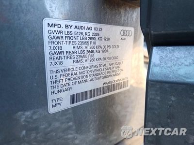 Zdjęcie 12 z 12 samochodu: 2022 AUDI Q3 PREMIUM PLUS S LINE 45 VIN:WA1EECF36N1098778 - miniatura