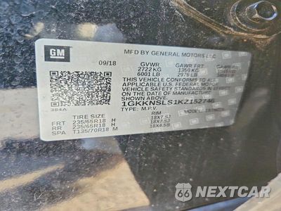 Zdjęcie 14 z 14 samochodu: 2019 GMC ACADIA SLE VIN:1GKKNSLS1KZ152746 - miniatura