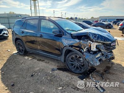 Czwarte zdjęcie samochodu z boku: 2022 GMC TERRAIN SLE VIN:3GKALMEV4NL297229 - miniatura