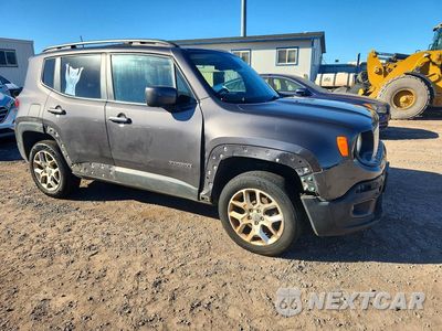 Czwarte zdjęcie samochodu z boku: 2018 JEEP RENEGADE LATITUDE VIN:ZACCJBBB9JPG97815 - miniatura
