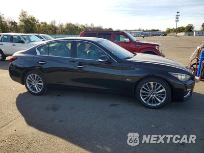 Czwarte zdjęcie samochodu z boku: 2018 INFINITI Q50 3.0T LUXE VIN:JN1EV7AR1JM431814 - miniatura