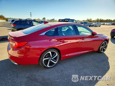Trzecie zdjęcie samochodu z tyłu: 2018 HONDA ACCORD SPORT VIN:1HGCV1F36JA192978 - miniatura