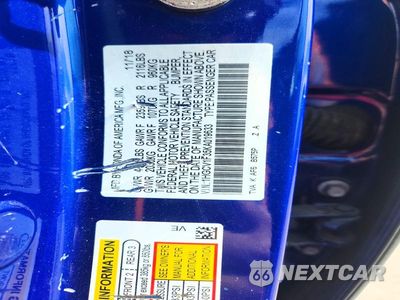 Zdjęcie 12 z 12 samochodu: 2019 HONDA ACCORD SPORT VIN:1HGCV1F35KA019633 - miniatura