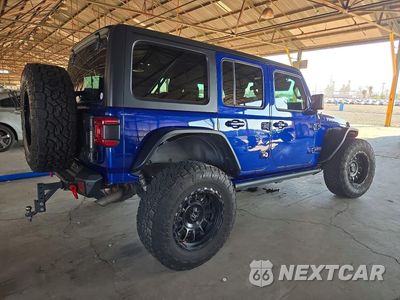 Trzecie zdjęcie samochodu z tyłu: 2020 JEEP WRANGLER UNLIMITED RUBICON VIN:1C4HJXFG3LW262707 - miniatura