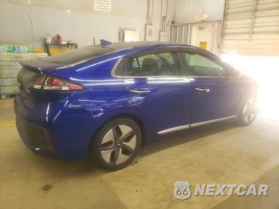 Trzecie zdjęcie samochodu z tyłu: 2020 HYUNDAI IONIQ LIMITED VIN:KMHC05LC3LU240135 - miniatura
