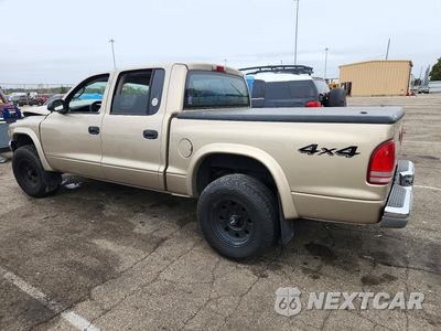 Drugie zdjęcie samochodu z przodu: 2004 DODGE DAKOTA QUAD SLT VIN:1D7HG48N44S732458 - miniatura