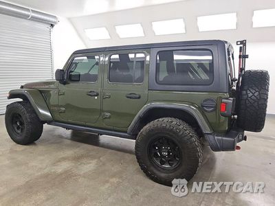 Drugie zdjęcie samochodu z przodu: 2021 JEEP WRANGLER UNLIMITED RUBICON VIN:1C4HJXFG6MW528268 - miniatura