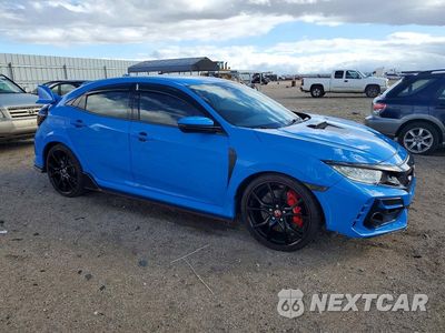 Czwarte zdjęcie samochodu z boku: 2021 HONDA CIVIC TYPE-R TOURING VIN:SHHFK8G74MU201105 - miniatura