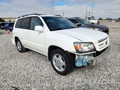 Czwarte zdjęcie samochodu z boku: 2006 TOYOTA HIGHLANDER LIMITED VIN:JTEEP21AX60184940 - miniatura