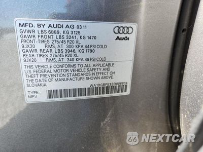 Zdjęcie 13 z 13 samochodu: 2011 AUDI Q7 PRESTIGE VIN:WA1DGBFE3BD008904 - miniatura