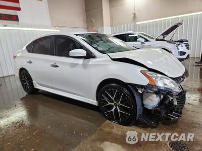 Czwarte zdjęcie samochodu z boku: 2013 NISSAN SENTRA S VIN:3N1AB7AP8DL714859 - miniatura