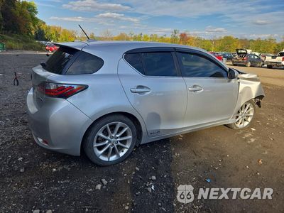 Trzecie zdjęcie samochodu z tyłu: 2012 LEXUS CT 200 VIN:JTHKD5BH0C2067654 - miniatura