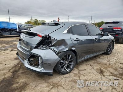 Trzecie zdjęcie samochodu z tyłu: 2020 HONDA CIVIC EXL VIN:SHHFK7H83LU207669 - miniatura