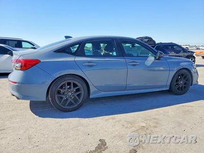 Trzecie zdjęcie samochodu z tyłu: 2022 HONDA CIVIC SPORT VIN:2HGFE2F51NH529584 - miniatura