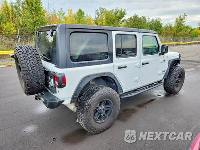 Trzecie zdjęcie samochodu z tyłu: 2019 JEEP WRANGLER UNLIMITED SPORT VIN:1C4HJXDGXKW510890 - miniatura