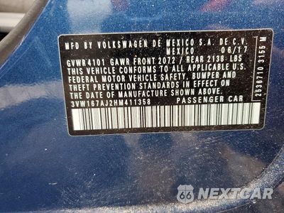 Zdjęcie 13 z 13 samochodu: 2017 VOLKSWAGEN JETTA S VIN:3VW167AJ2HM411358 - miniatura